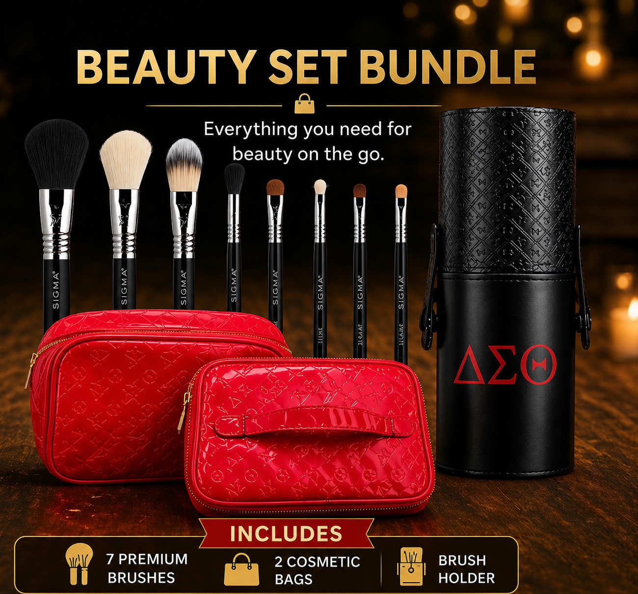Cosmetic & Brush Bundle