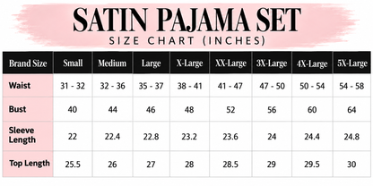 Special Order- Satin Pajama Set